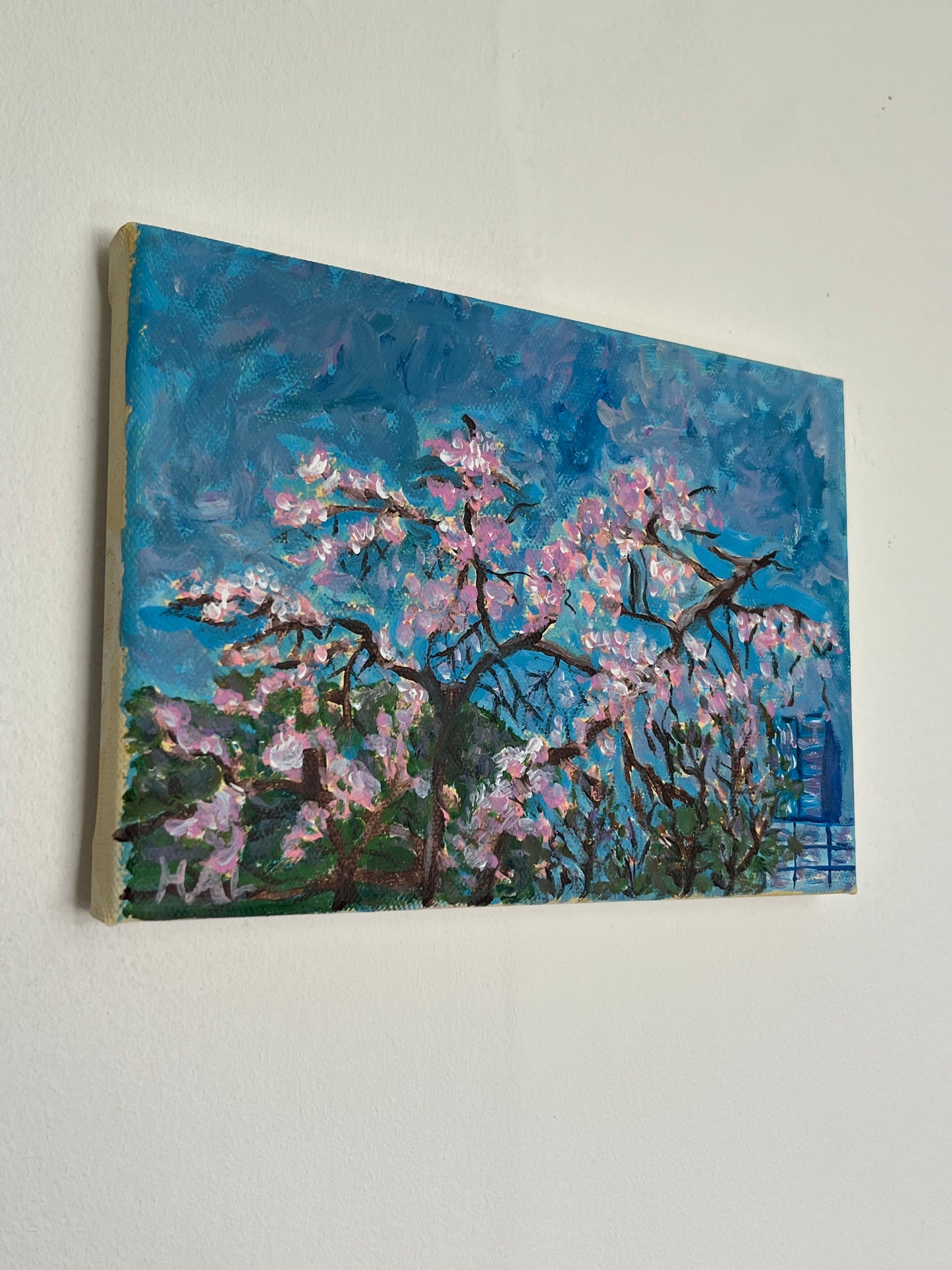 "Cherry Blossoms" original canvas painting