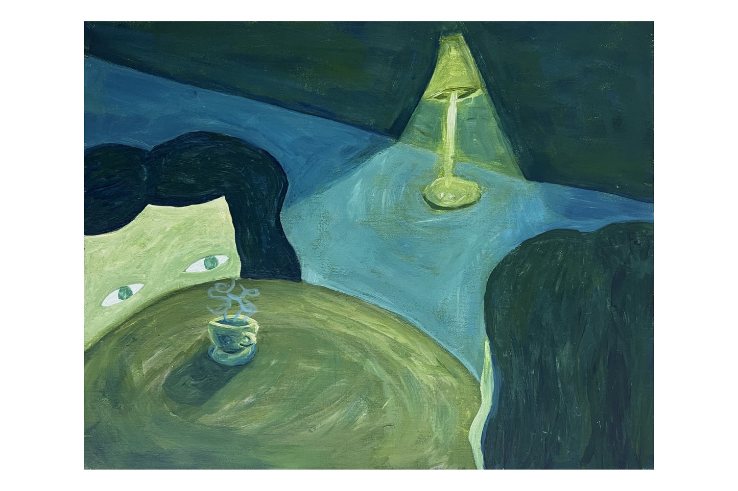 "Coffee with yourself" Art Print