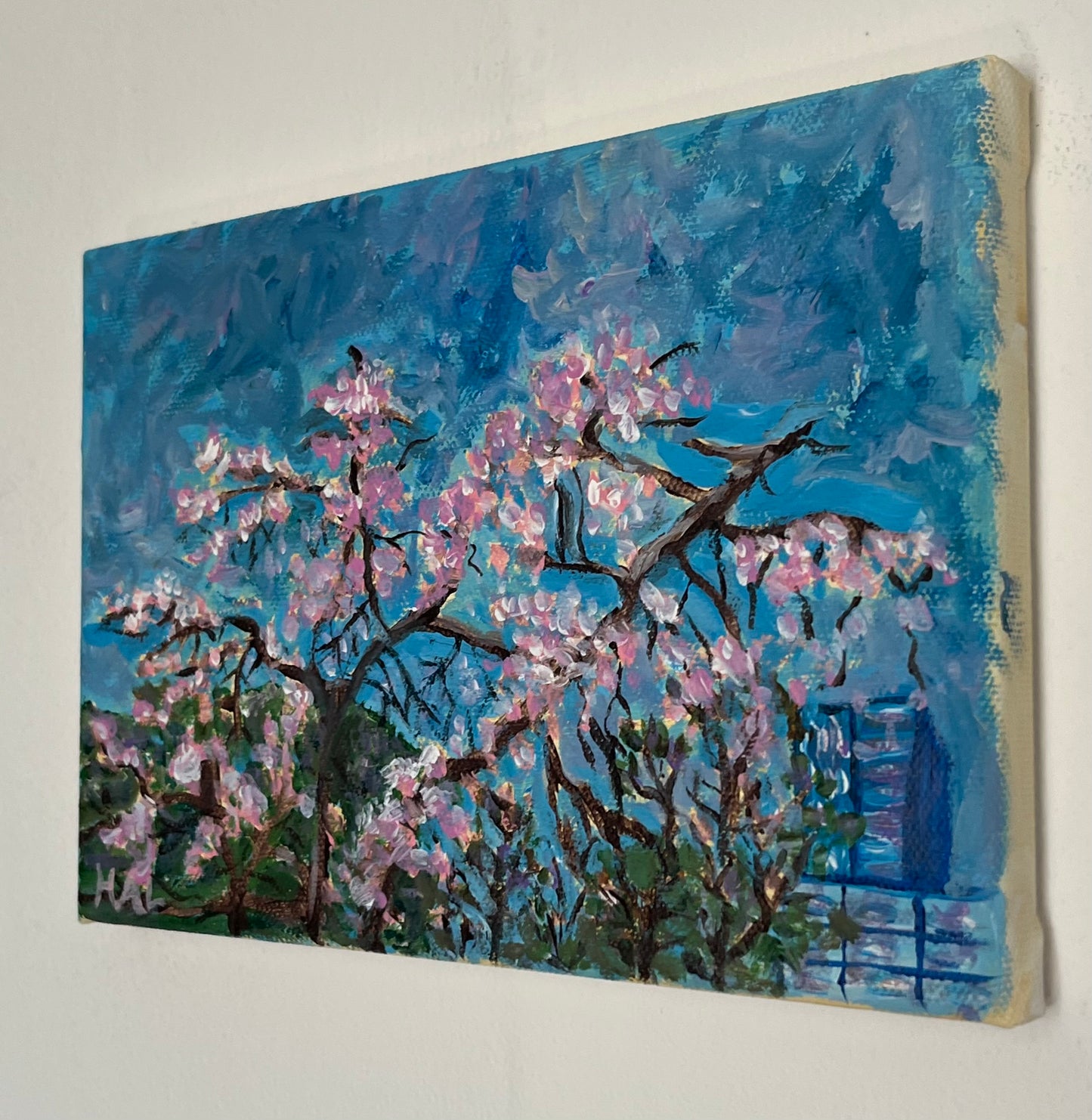 "Cherry Blossoms" original canvas painting